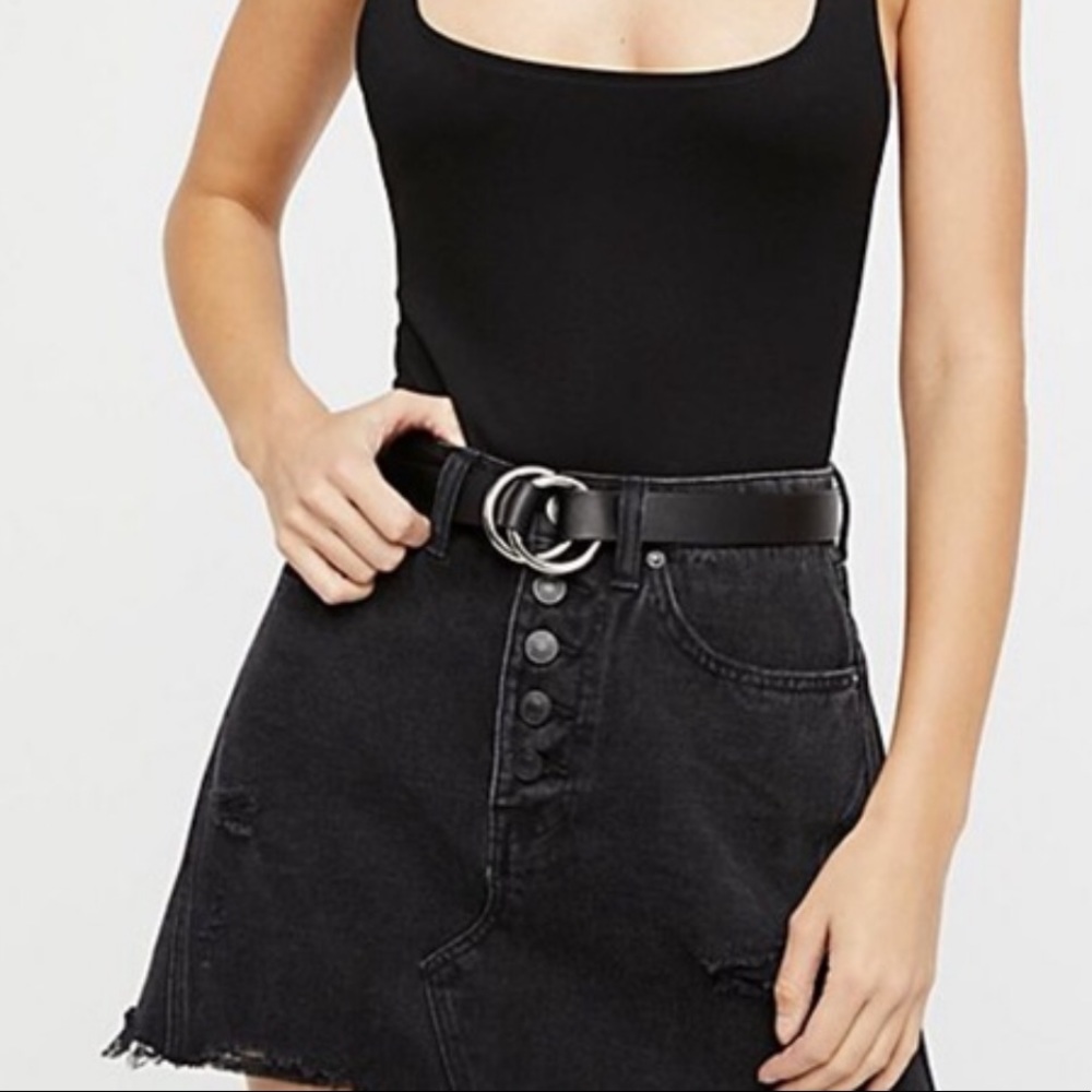 Free People Denim Skirt